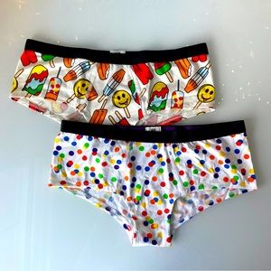 Me Undies Cheeky Brief Panties-Set of 2-Women Size Small